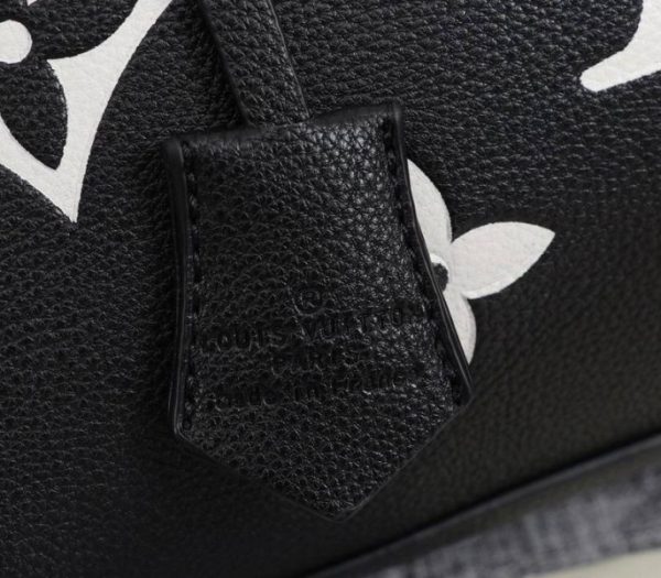 Replica Louis Vuitton Monogram Empreinte Montaigne BB In Black - Image 8