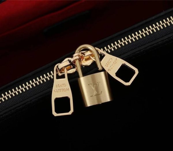 Replica Louis Vuitton Monogram Empreinte Montaigne MM In Black - Image 7