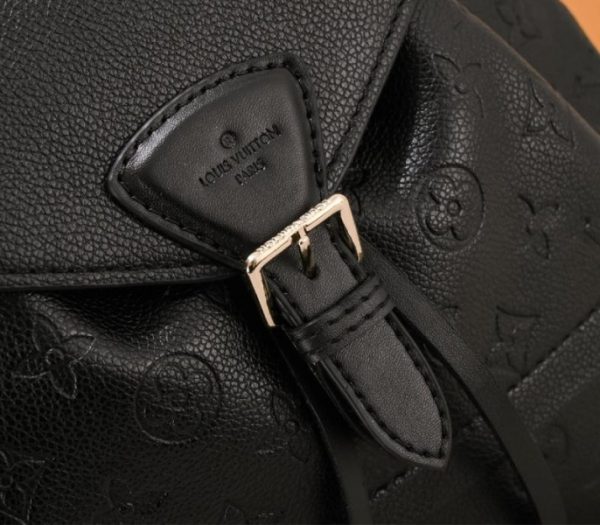 Replica Louis Vuitton Monogram Empreinte Leather Montsouris PM Backpack In Black - Image 6