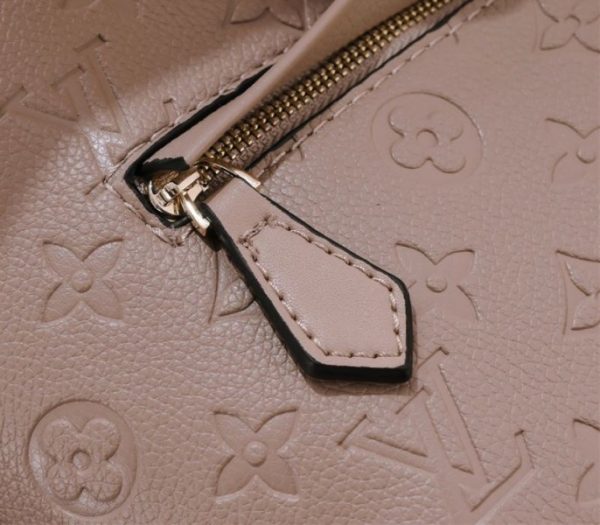 Replica Louis Vuitton Monogram Empreinte Leather Montsouris PM Backpack In Tourterelle Gray - Image 6