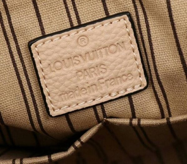 Replica Louis Vuitton Monogram Empreinte Melie Hobo In Beige - Image 7