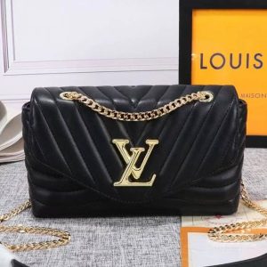 Replica Louis Vuitton New Wave Chain Bag In Black