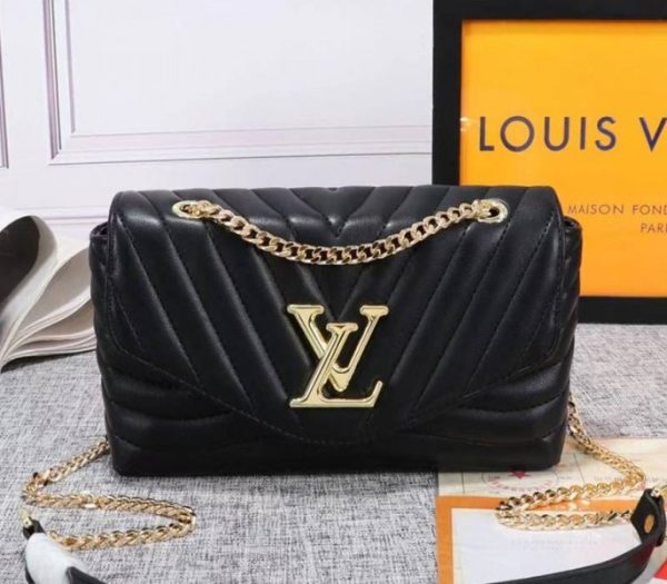 Replica Louis Vuitton New Wave Chain Bag In Black