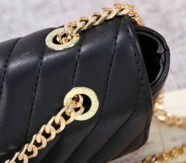 Replica Louis Vuitton New Wave Chain Bag In Black - Image 8