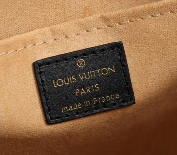 Replica Louis Vuitton On My Side MM Tote In Black - Image 7