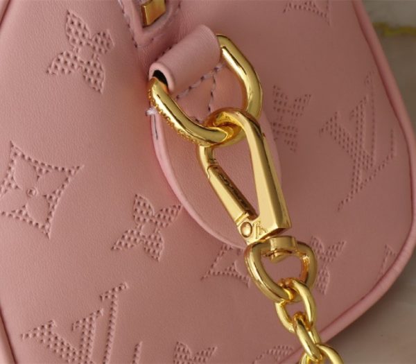 Replica Louis Vuitton Other Leathers Speedy Bandouliere 20 Handbag In Pink Opal - Image 7