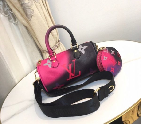 Replica Louis Vuitton Spring 2022 Papillon BB Bag In Midnight Fuchsia - Image 3