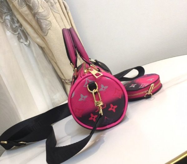 Replica Louis Vuitton Spring 2022 Papillon BB Bag In Midnight Fuchsia - Image 5