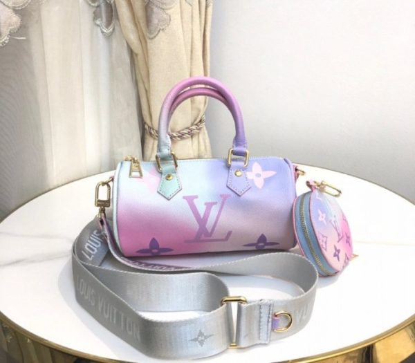 Replica Louis Vuitton Spring 2022 Papillon BB Bag In Sunrise Pastel