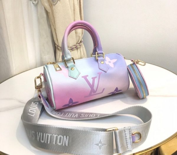 Replica Louis Vuitton Spring 2022 Papillon BB Bag In Sunrise Pastel - Image 3