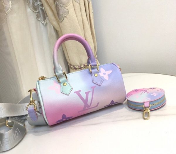 Replica Louis Vuitton Spring 2022 Papillon BB Bag In Sunrise Pastel - Image 4