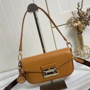 Replica Louis Vuitton Spring Summer 2022 Swing Bag In Hazelnut Brown