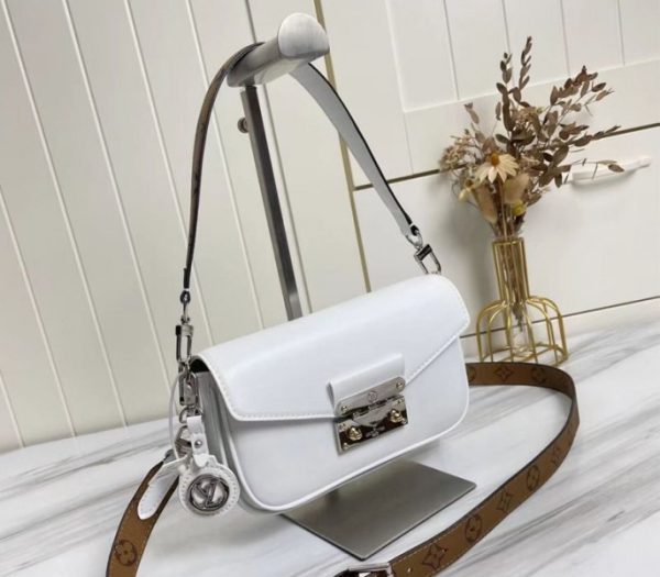 Replica Louis Vuitton Spring Summer 2022 Swing Bag In White - Image 2