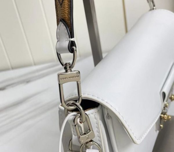 Replica Louis Vuitton Spring Summer 2022 Swing Bag In White - Image 7