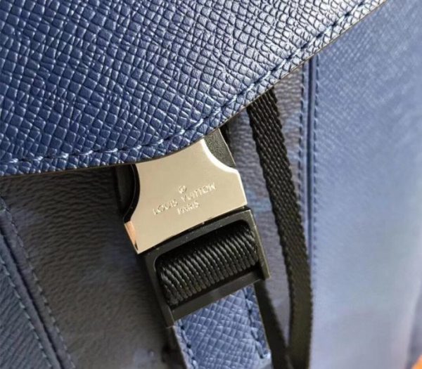 Replica Louis Vuitton Taiga Leather Outdoor Backpack In Pacific Blue - Image 7