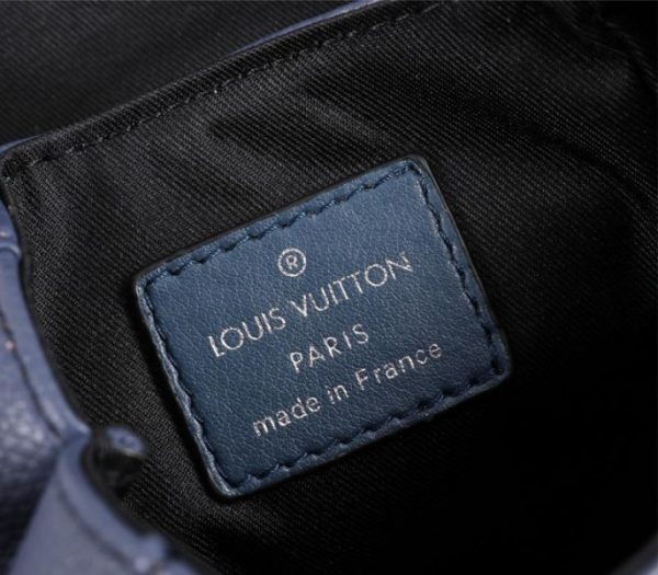 Replica Louis Vuitton Taurillon Leather Christopher XS Backpack In Navy Blue - Image 6