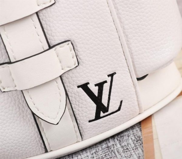 Replica Louis Vuitton Taurillon Leather Christopher XS Backpack In White - Image 8