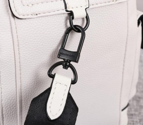 Replica Louis Vuitton Taurillon Leather Christopher XS Backpack In White - Image 9