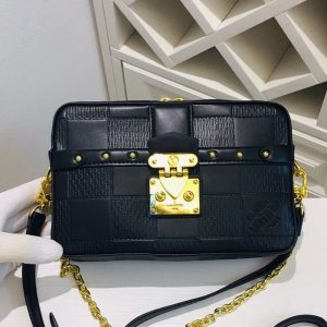 Replica Louis Vuitton Troca PM Bag In Black