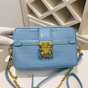 Replica Louis Vuitton Troca PM Bag In Glacier Blue