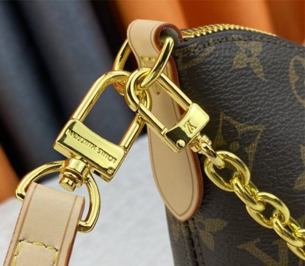 Replica Louis Vuitton X YK Mongram Canvas Boulogne Bag In Pumpkin - Image 9
