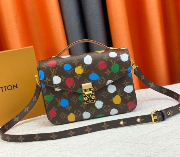 Replica Louis Vuitton X YK Monogram Canvas Metis Handbag