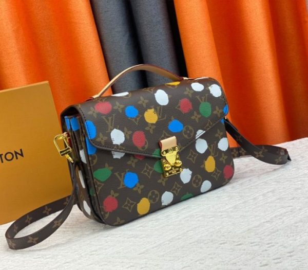 Replica Louis Vuitton X YK Monogram Canvas Metis Handbag - Image 2