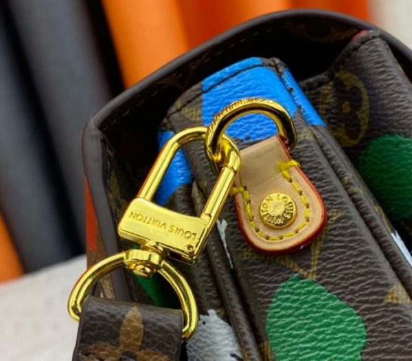 Replica Louis Vuitton X YK Monogram Canvas Metis Handbag - Image 9