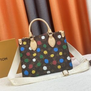 Replica Louis Vuitton X YK Monogram Canvas Onthego PM Tote