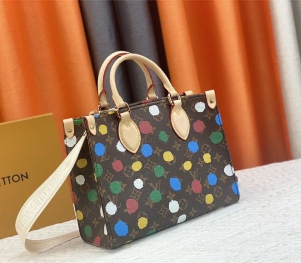 Replica Louis Vuitton X YK Monogram Canvas Onthego PM Tote - Image 2