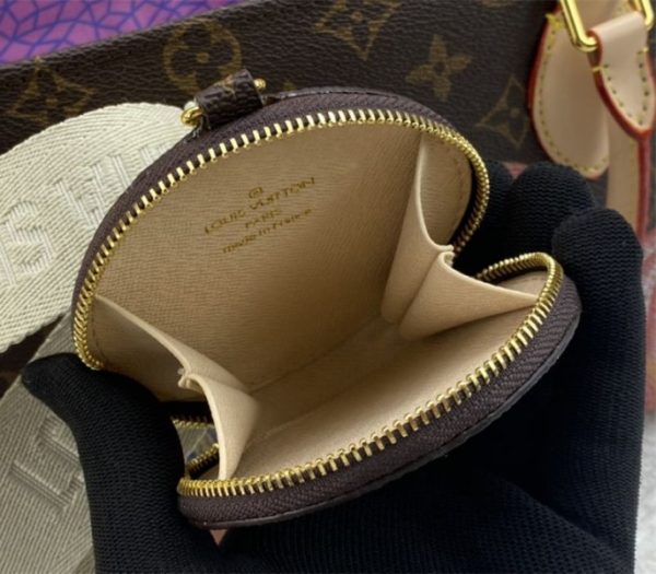 Replica Louis Vuitton X YK Monogram Canvas Onthego PM Tote In Pumpkin - Image 8
