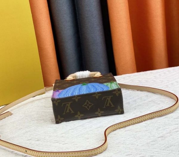 Replica Louis Vuitton X YK Monogram Canvas Petit Sac Plat In Pumpkin - Image 5