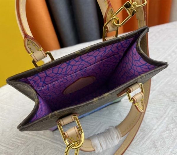 Replica Louis Vuitton X YK Monogram Canvas Petit Sac Plat In Pumpkin - Image 6