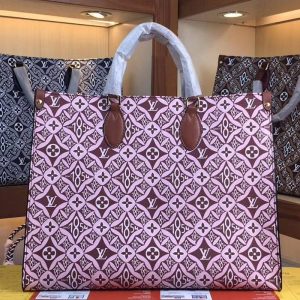 Replica Louis Vuitton Since 1854 Onthego GM Tote In Brown