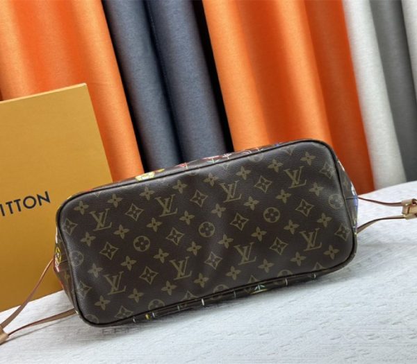Louis Vuitton X TM Monogram Canvas Neverfull MM - Image 9